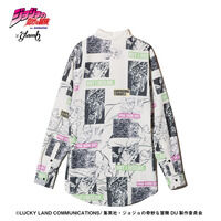 �A�j���w�W���W���̊�Ȗ`�� �_�C�������h�͍ӂ��Ȃ��x�~glamb Rohan Kishibe Shirt