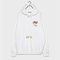 p~LEGENDA collection ՏIm Hoodie (white/Black)