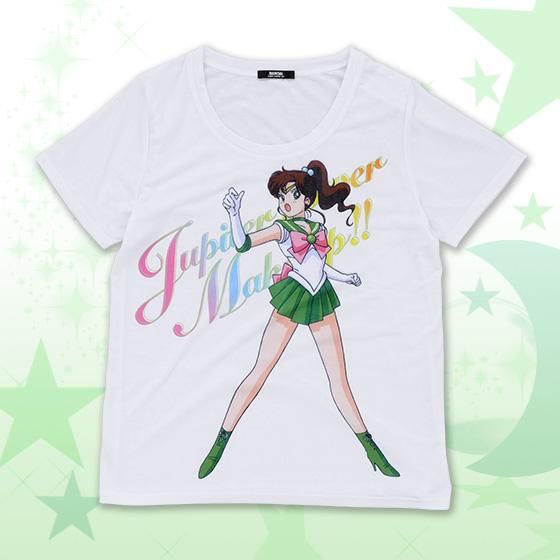 美少女戦士セーラームーン　Full color print　Tシャツ　セーラージュピター| プレミアムバンダイ