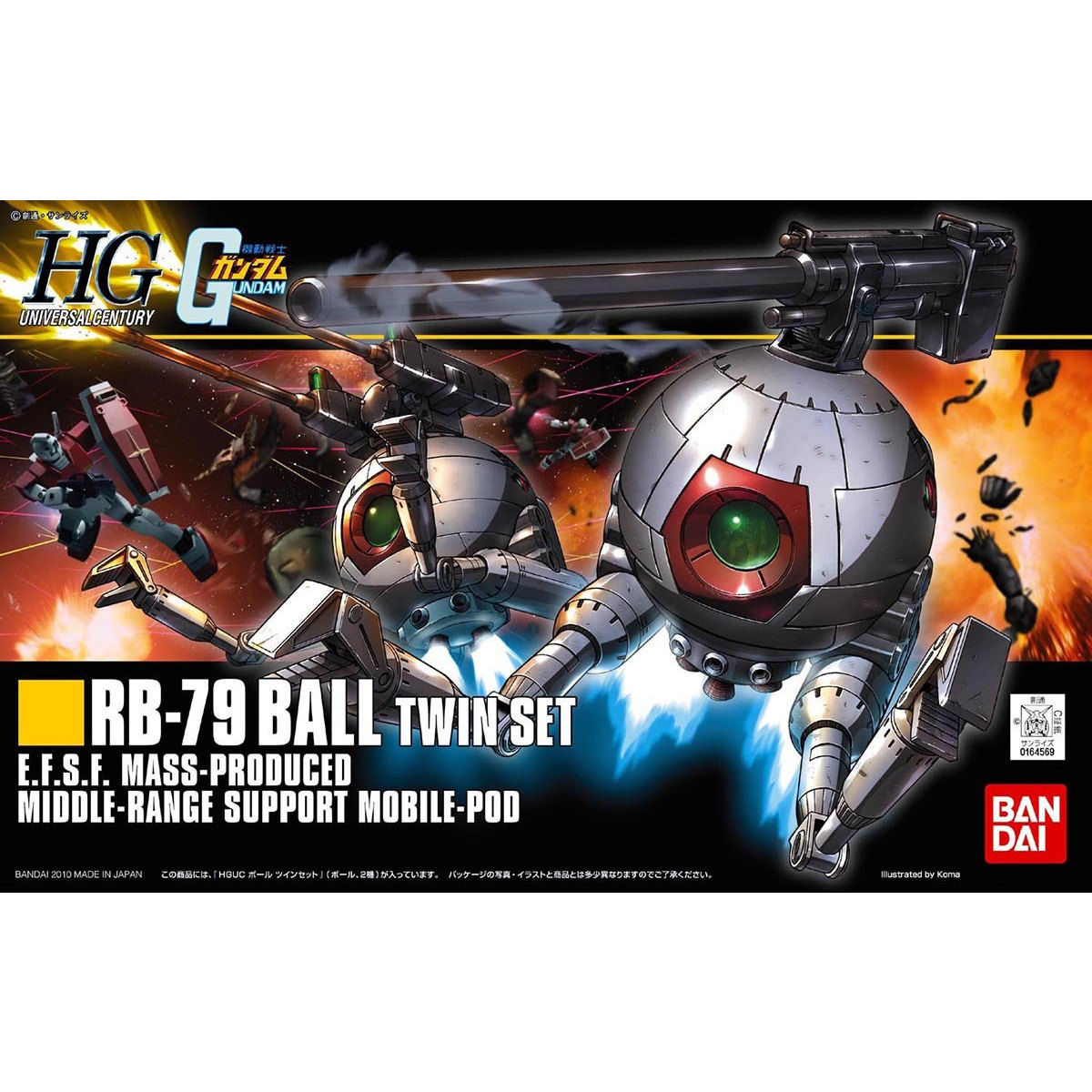 HGUC 1/144 RB-79 ボール ツインセット｜バンダイ ホビーサイト