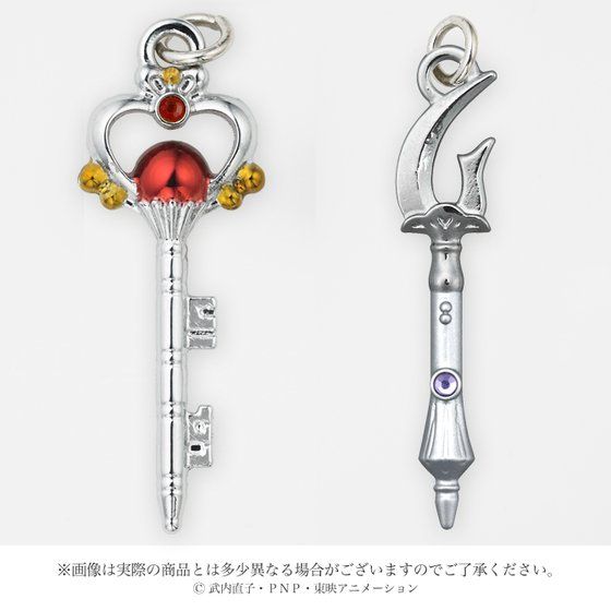 セーラームーン　イヤホンジャック　チャーム　アクセサリー ムーンスティックのデザインがステキ！ 『美少女戦士