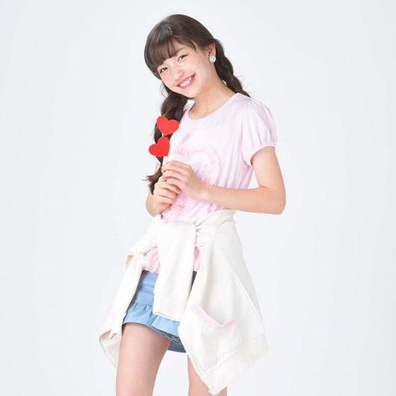 アイカツ！スタイル マイリトルハート ハートシフォンTシャツ