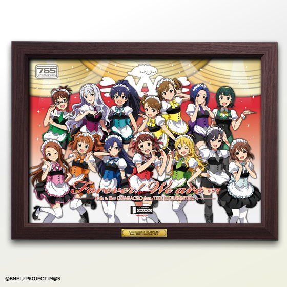 アイドルマスター メモリアルミラー キャラクロ プレミアムバンダイ限定 Cafe＆Bar CHARACRO feat.THE IDOLM@STER『Forever! We are