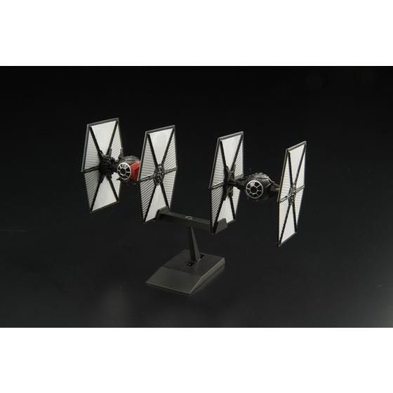 Bandai Vehicle Model 004 Tie/Fo First Order Twin Ion Engine/Fo Space Superiority Fighter set(Star Wars Ⅶ: The Force Awakens)