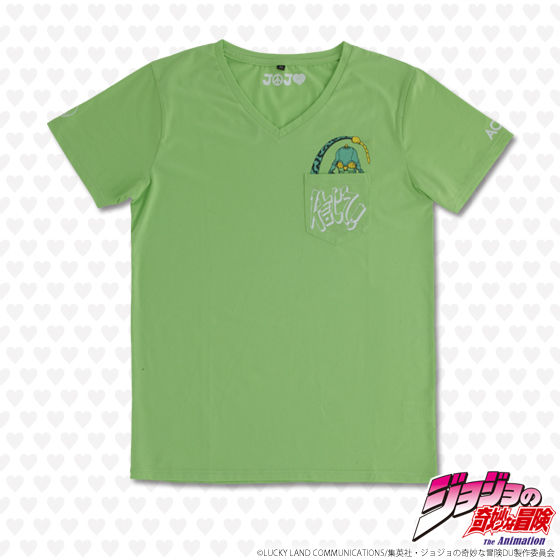 ジョジョの奇妙な冒険 ダイヤモンドは砕けない ポケットTシャツ エコーズ | ファッション・アクセサリー | アニメグッズ  ・おもちゃならプレミアムバンダイ｜バンダイナムコグループの公式通販サイト