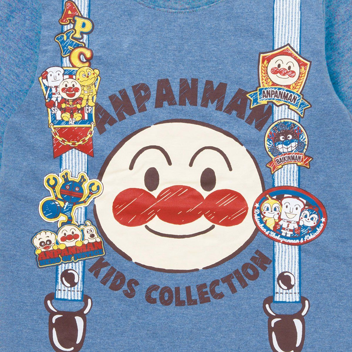 サスペンダー柄 長袖Tシャツ | それいけ!アンパンマン ファッション