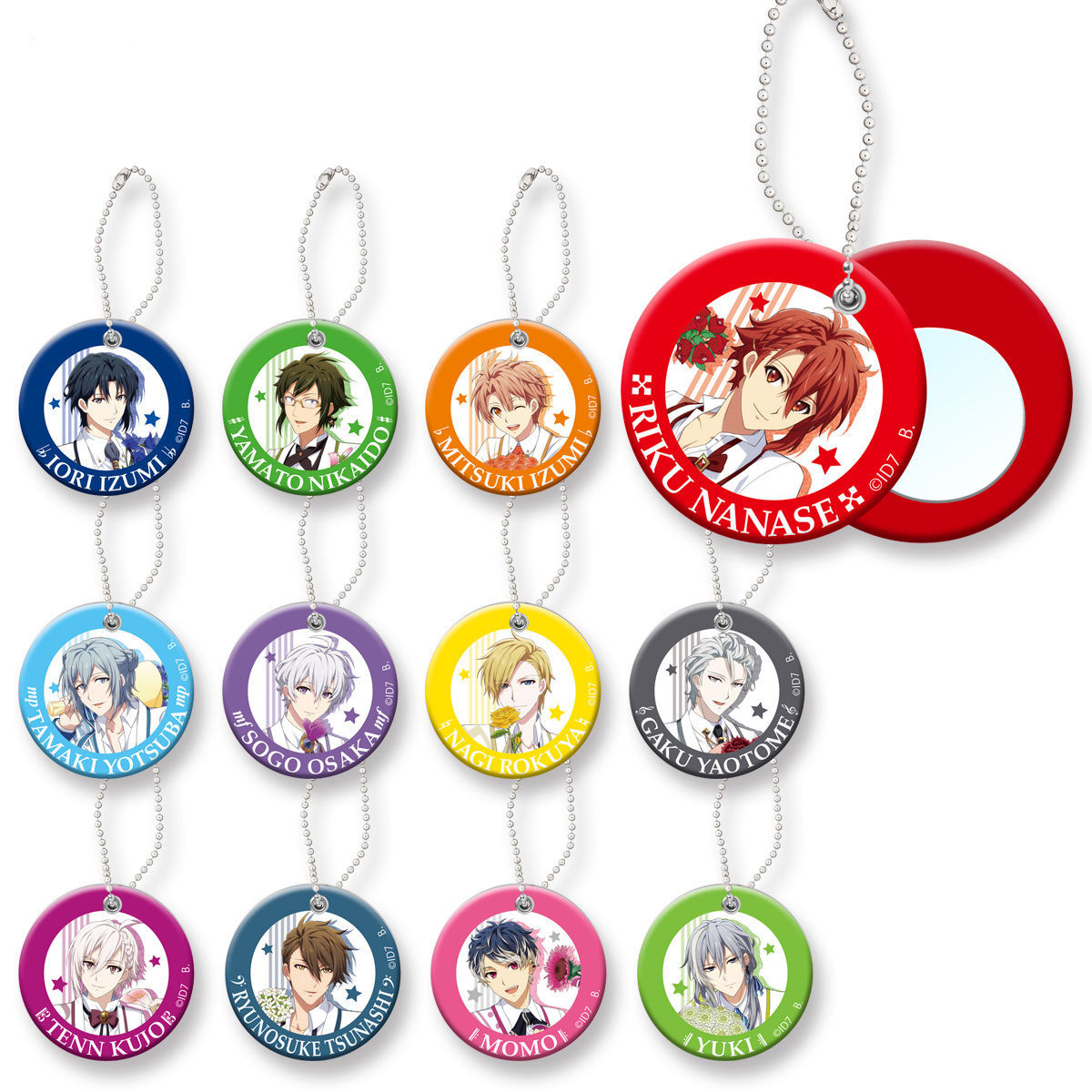 未使用 アイナナ TRIGGER アクセサリーチャーム セット チャーム付き アイドリッシュセブン 『16 STAR SIGNS』2025 Birthday Store