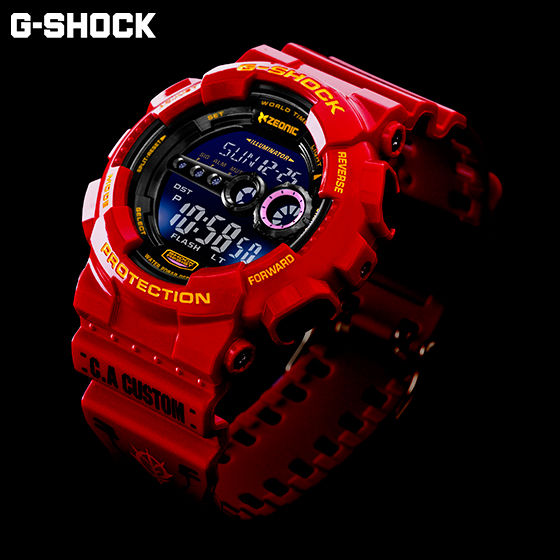 機動戦士ガンダム35周年記念腕時計 シャア専用 G-SHOCK約7年 - 腕時計 