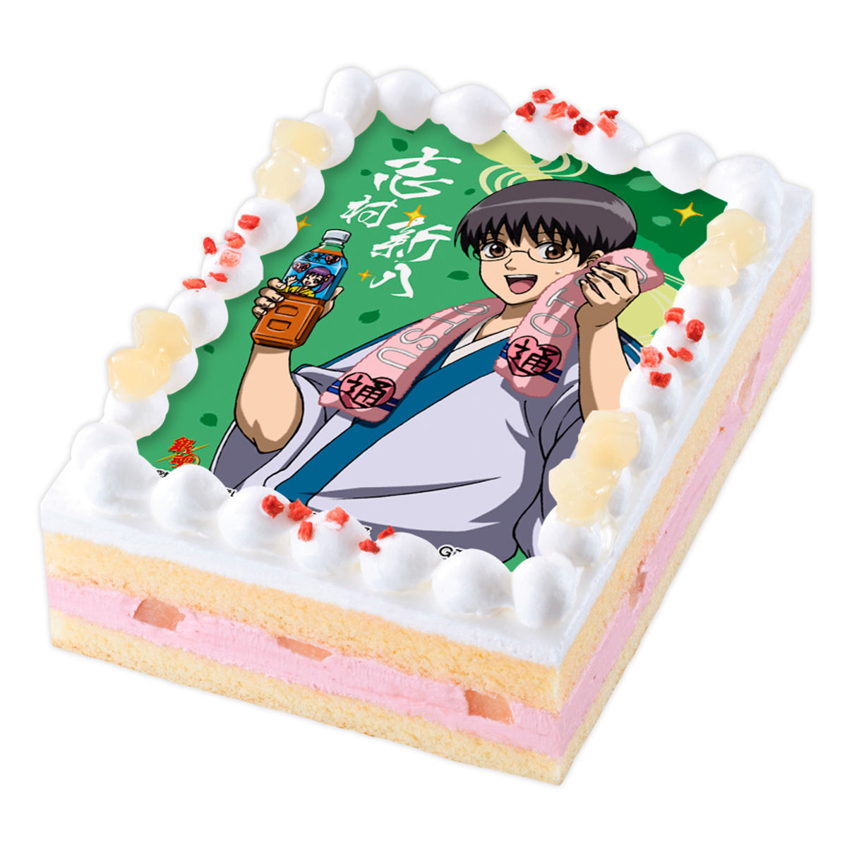 キャラデコプリントケーキ 銀魂 志村新八 17年2月下旬発送 銀魂 食品 飲料 プレミアムバンダイ公式通販