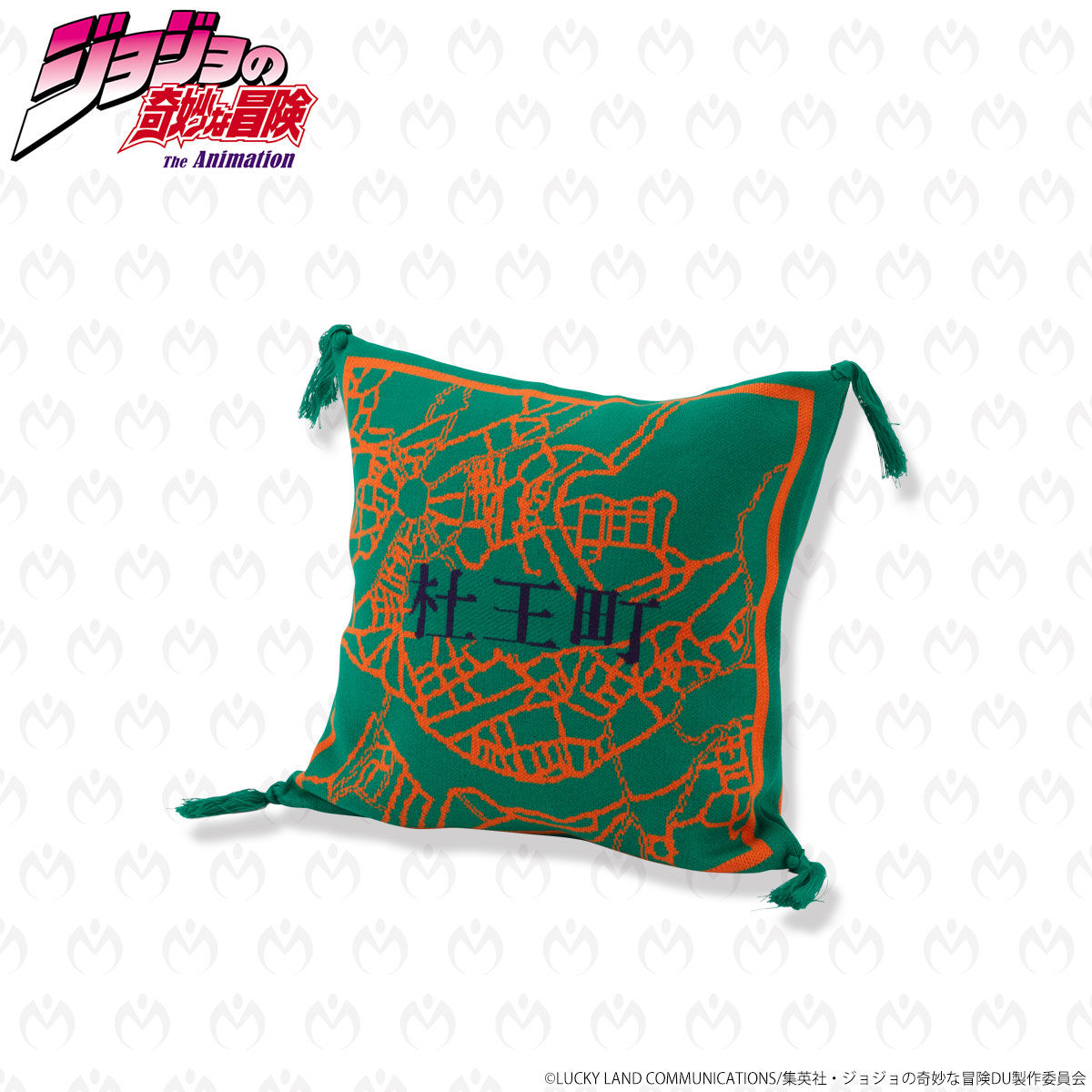 ジョジョの奇妙な冒険 ジャガードクッションカバー 中サイズ