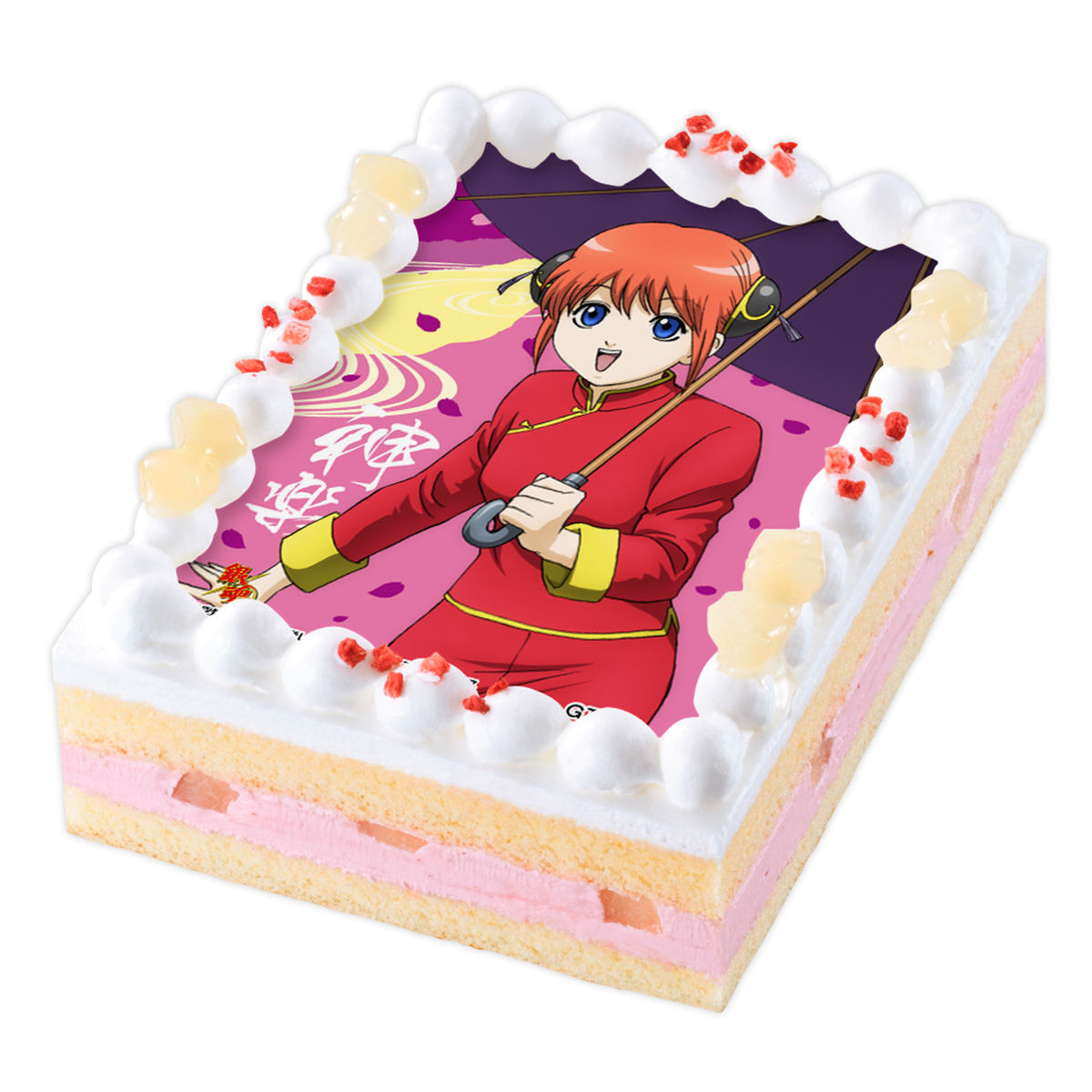 キャラデコプリントケーキ 銀魂 神楽 食品 飲料 バンダイナムコグループ公式通販サイト