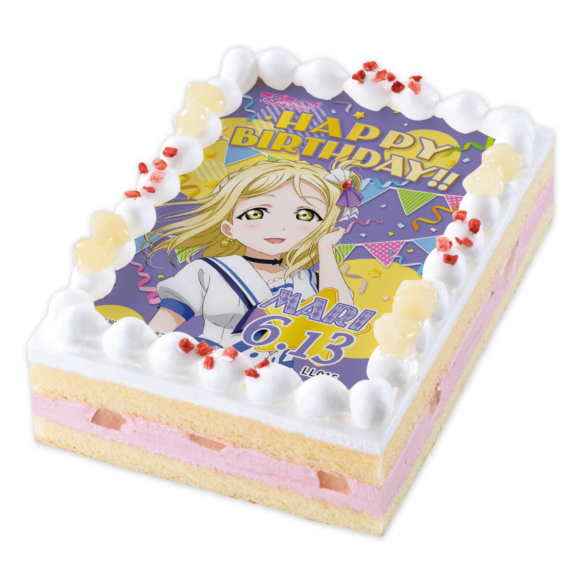 キャラデコプリントケーキ ラブライブ サンシャイン 小原鞠莉 誕生日ver ラブライブ サンシャイン 趣味 コレクション プレミアムバンダイ公式通販