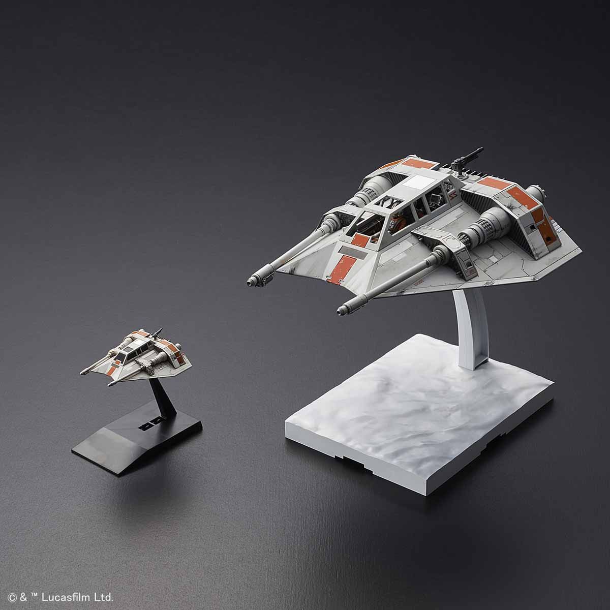 1/48 & 1/144 スノースピーダーセット | STAR WARS（スター