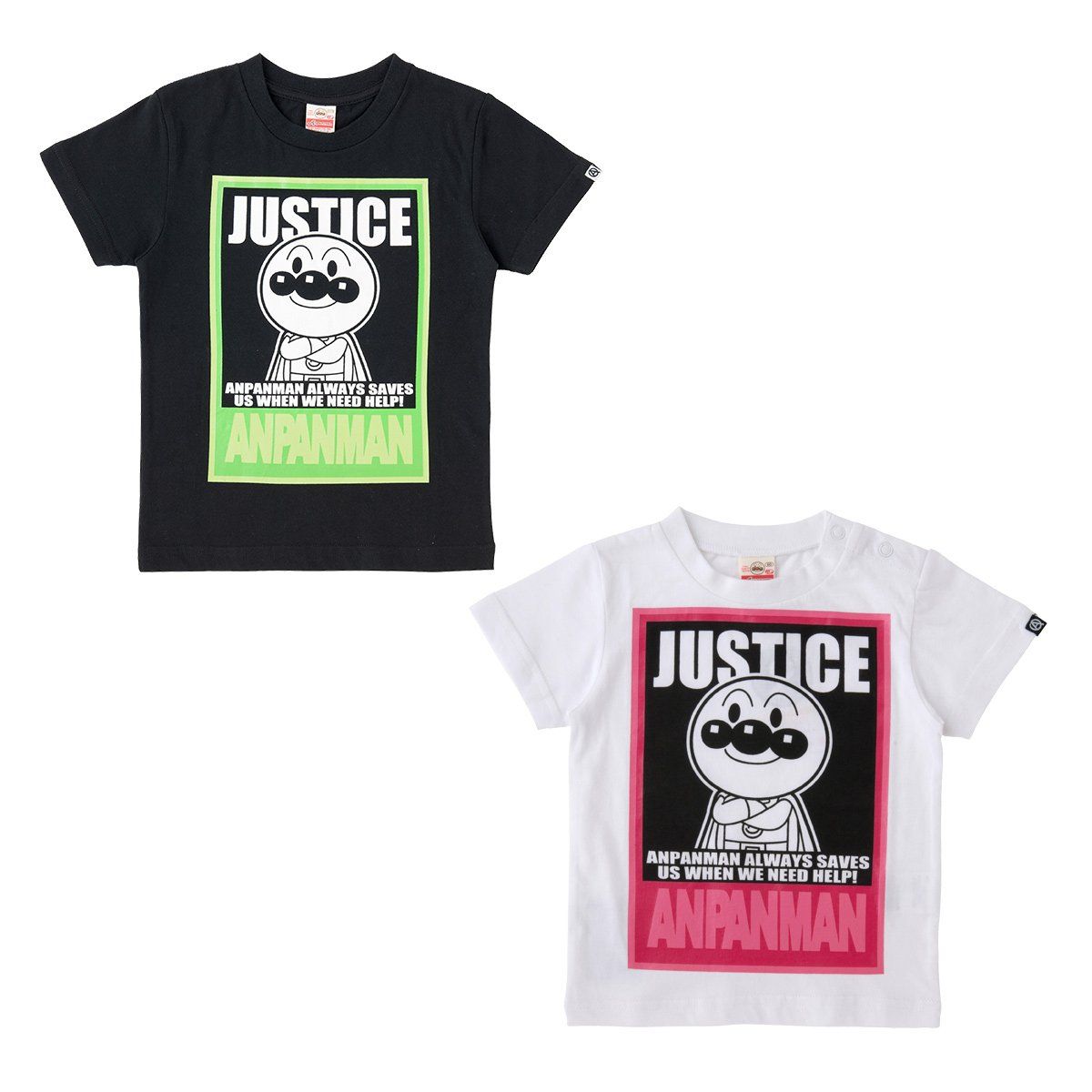 グラフィックtシャツ Justice柄 それいけ アンパンマン ファッション アクセサリー プレミアムバンダイ公式通販