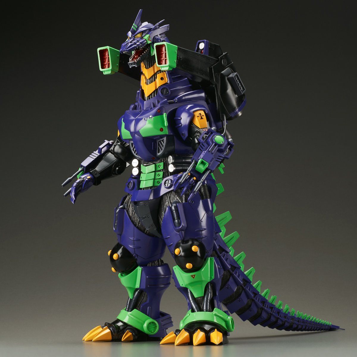 【得価超歓迎】EVA GLOBAL ゴジラ対エヴァ３式機龍 改 エヴァ2号機カラーVer. ロボット