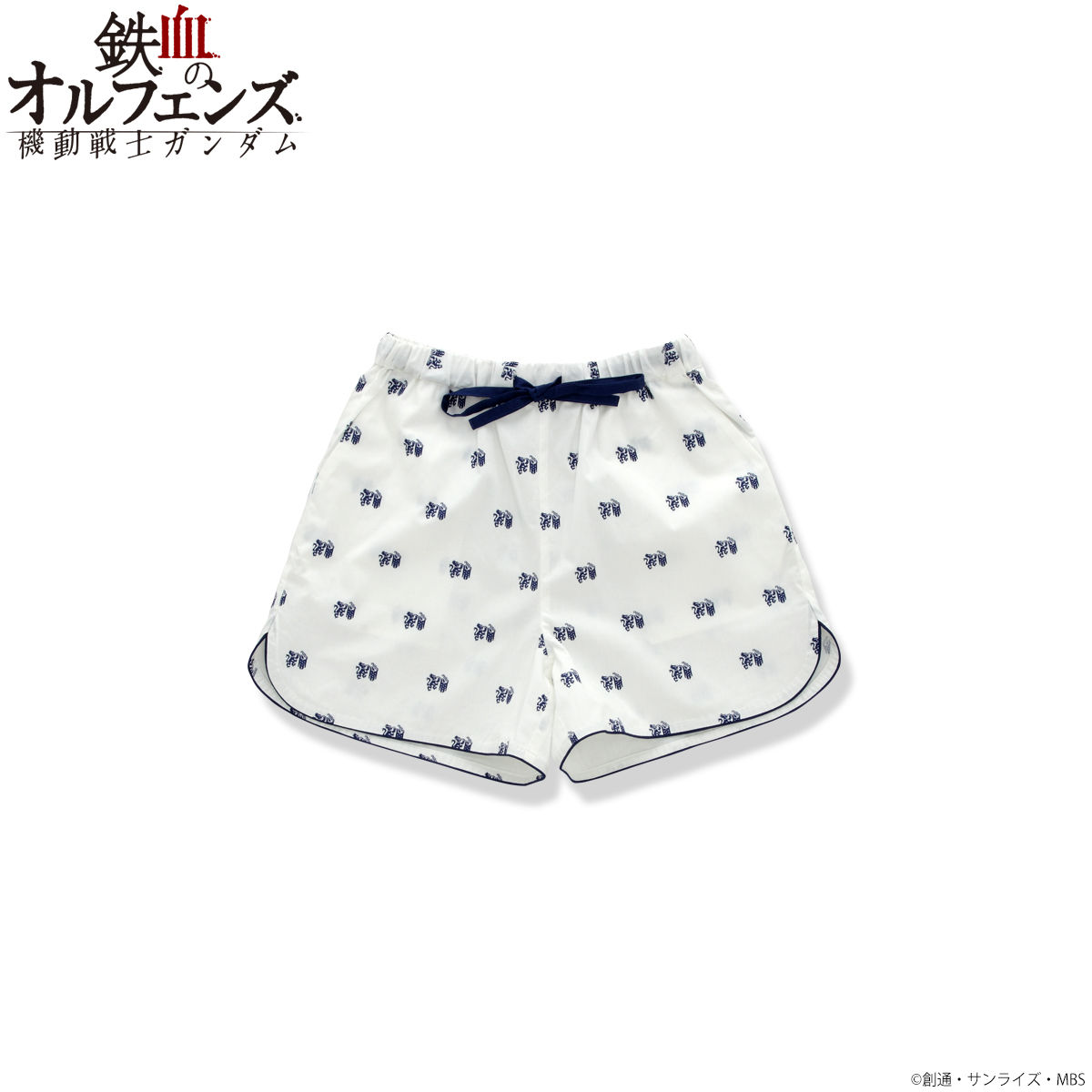機動戦士ガンダム 鉄血のオルフェンズ ギャラルホルン パジャマ レディース 白 ショートパンツver 機動戦士ガンダム 鉄血のオルフェンズ ファッション アクセサリー バンダイナムコグループ公式通販サイト