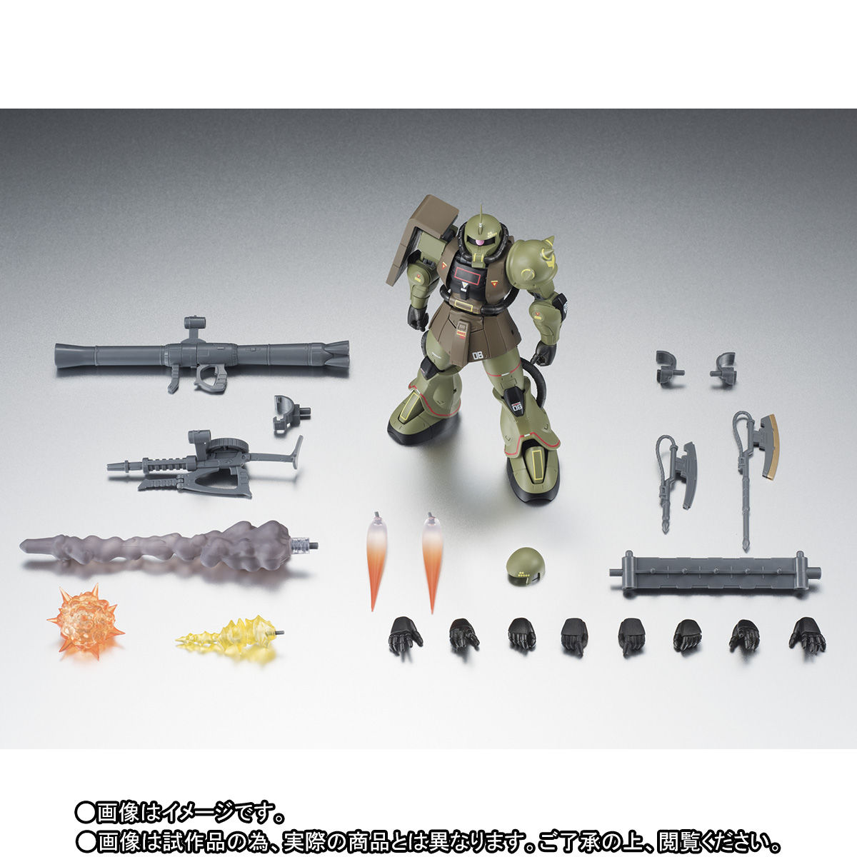 抽選販売】ROBOT魂 〈SIDE MS〉 MS-06 量産型ザク ver. A.N.I.M.E.