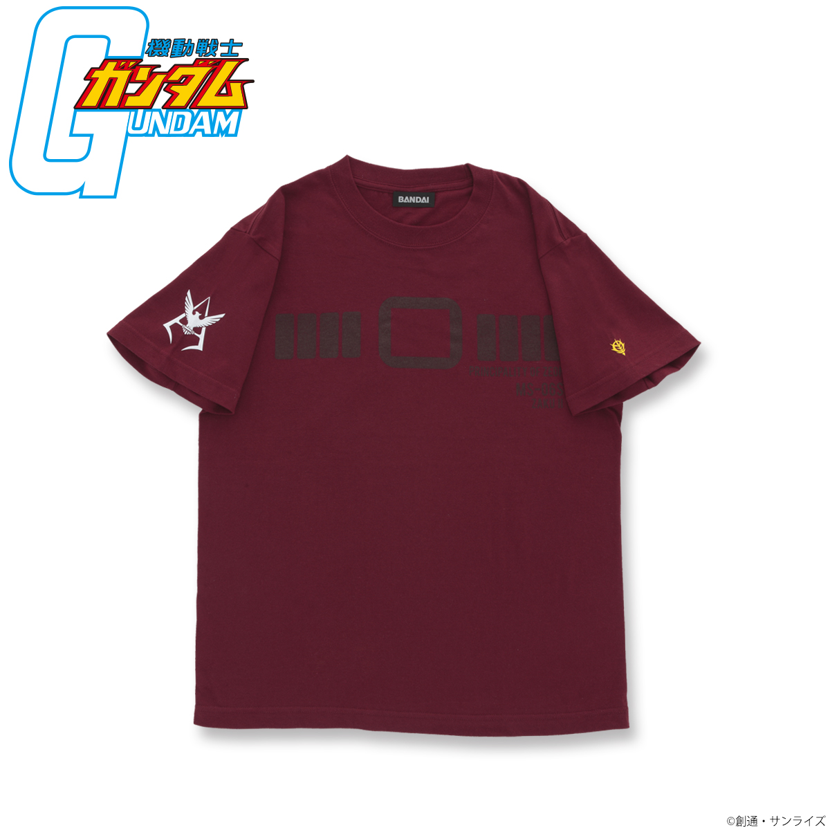 BANDAI MS-06S シャア専用ザク Tシャツ XL シャア専用 ザク ガンダム Tシャツ メンズ ZAKU 半袖 グッズ 機動戦士