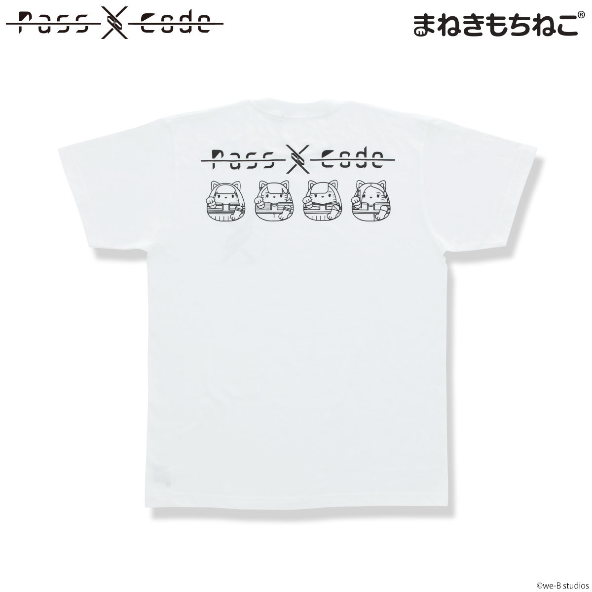 PassCode × SiM コラボ Tシャツ XL ホワイト 新品 未使用 まねきもちねこ PassCode Tシャツ 白 | アニメグッズ ・おもちゃなら