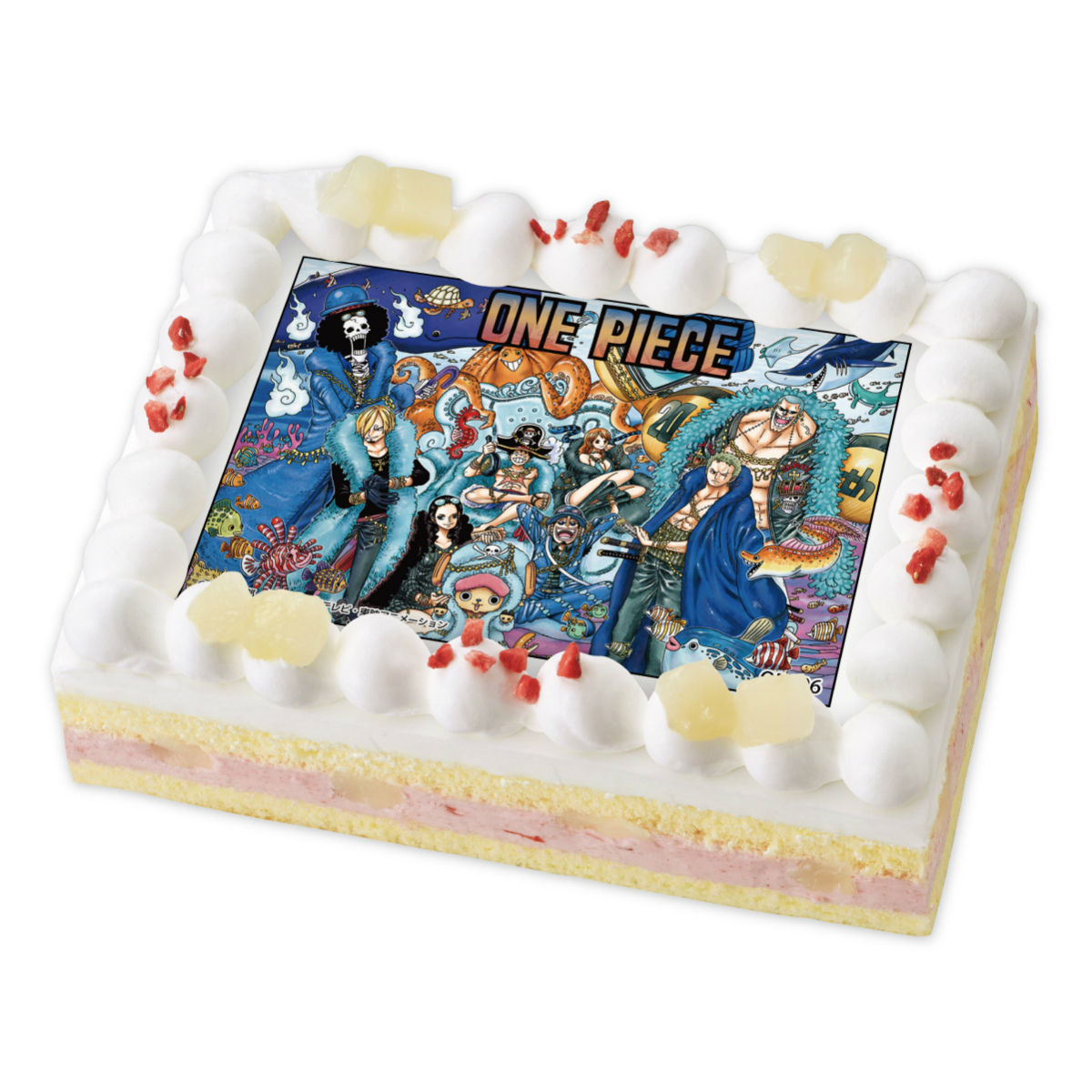 キャラデコプリントケーキ クリスマス One Piece 周年記念ビジュアル ワンピース 趣味 コレクション バンダイナムコグループ公式通販サイト