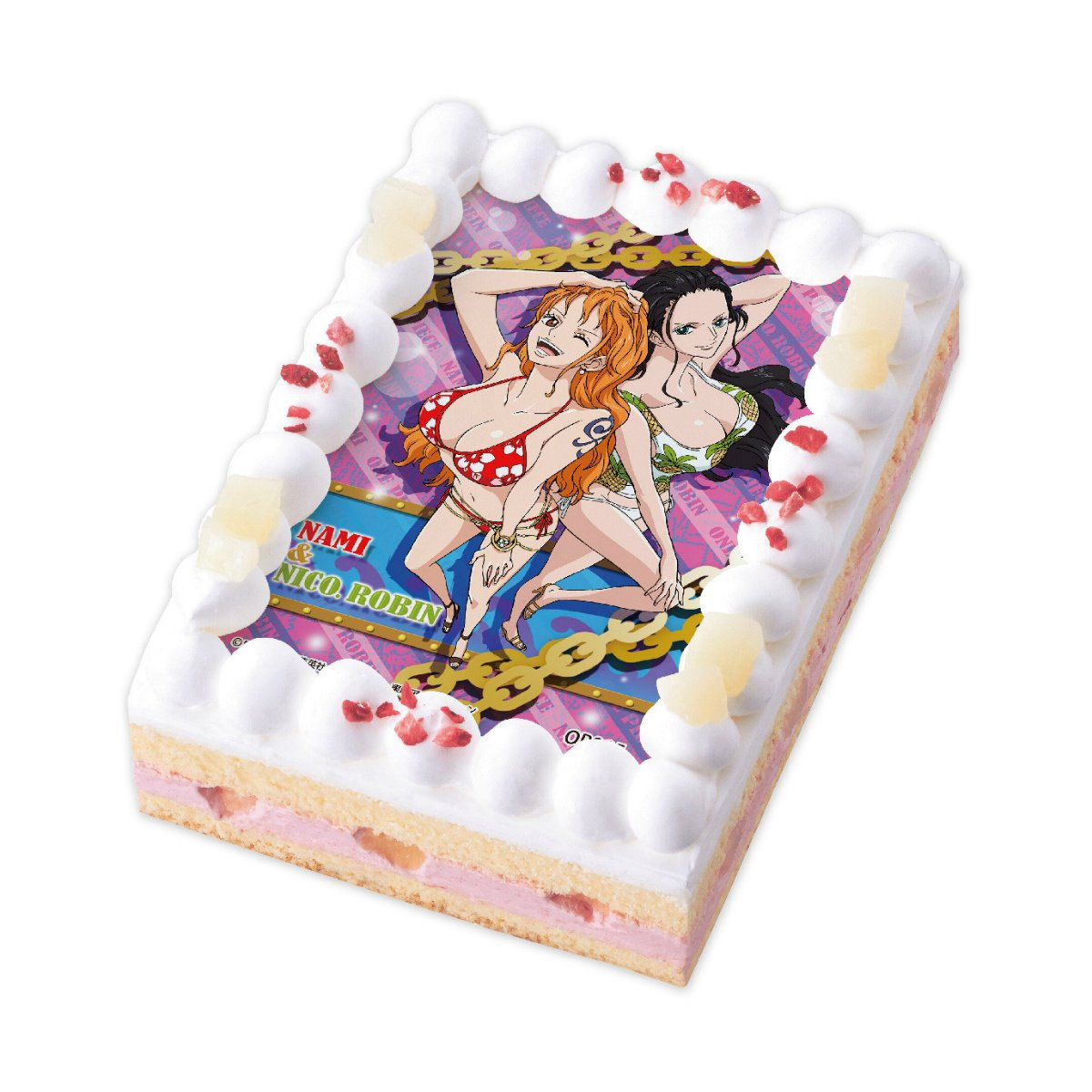 キャラデコプリントケーキ One Piece ナミ ロビン ワンピース 趣味 コレクション プレミアムバンダイ公式通販
