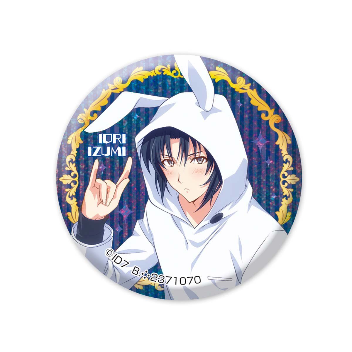 抽選販売】うさ耳パーカーホログラム缶バッジ IDOLiSH7ver