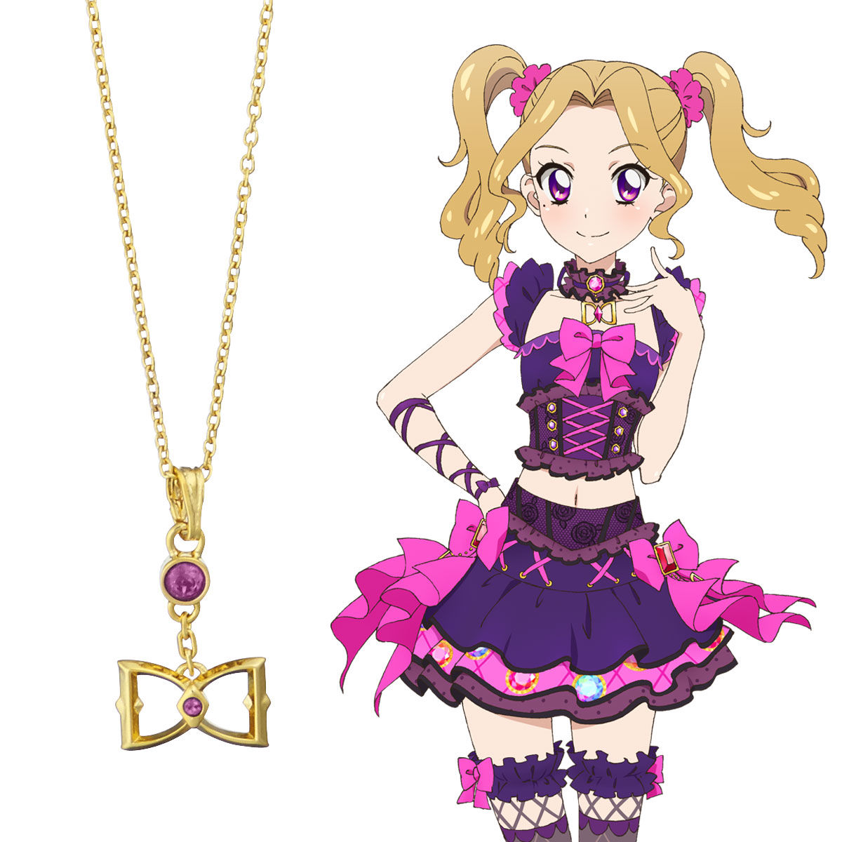 AIKATSU!STYLE for Lady ドーリーリボンネックレス（大地のの・白樺