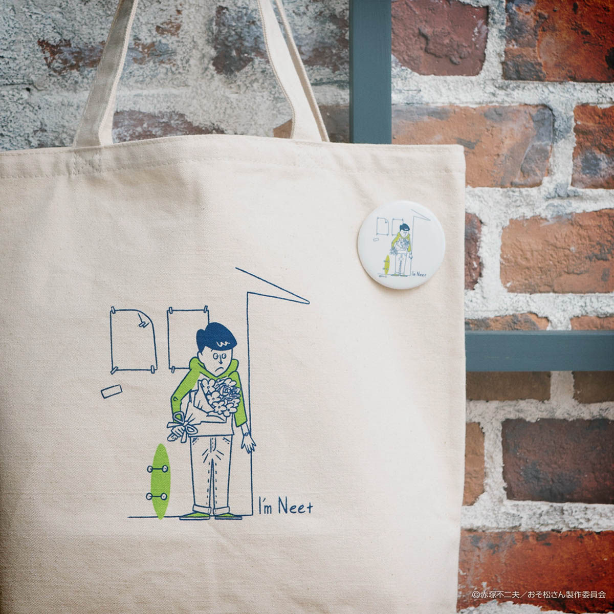 チョロ松一松 トートバッグ おそ松さん ナンジャタウン 21秋冬新作 おそ松さん