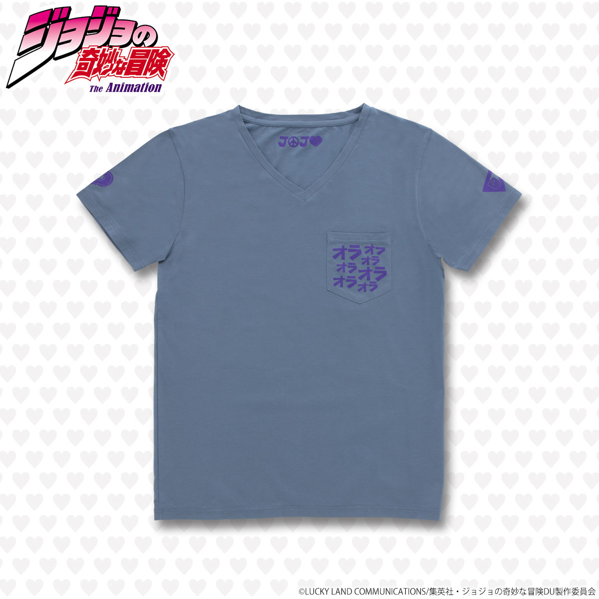 ジョジョの奇妙な冒険 ポケットtシャツ スタープラチナ ジョジョの奇妙な冒険 趣味 コレクション バンダイナムコグループ公式通販サイト