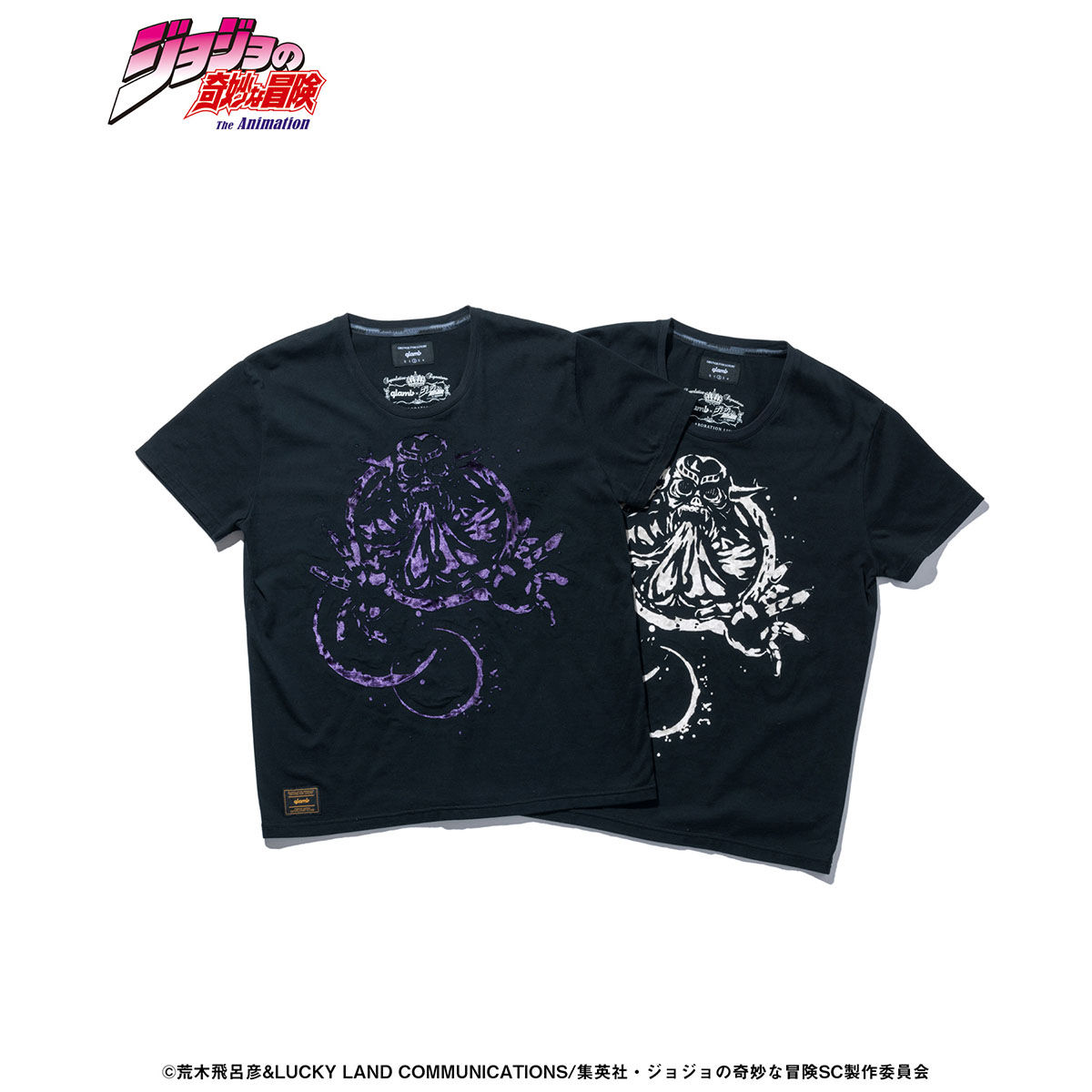 ジョジョの奇妙な冒険 Glamb Tシャツ クリーム ジョジョの奇妙な冒険 趣味 コレクション バンダイナムコグループ公式通販サイト