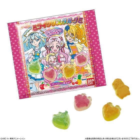 プリキュア ミライクリスタルグミ 商品情報 ｈｕｇっと プリキュア バンダイ プリキュアおもちゃサイト