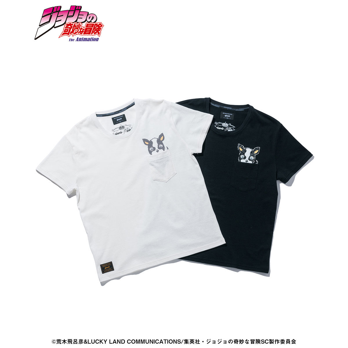 ジョジョの奇妙な冒険【glamb】Tシャツ イギー【2018年4月お届け分