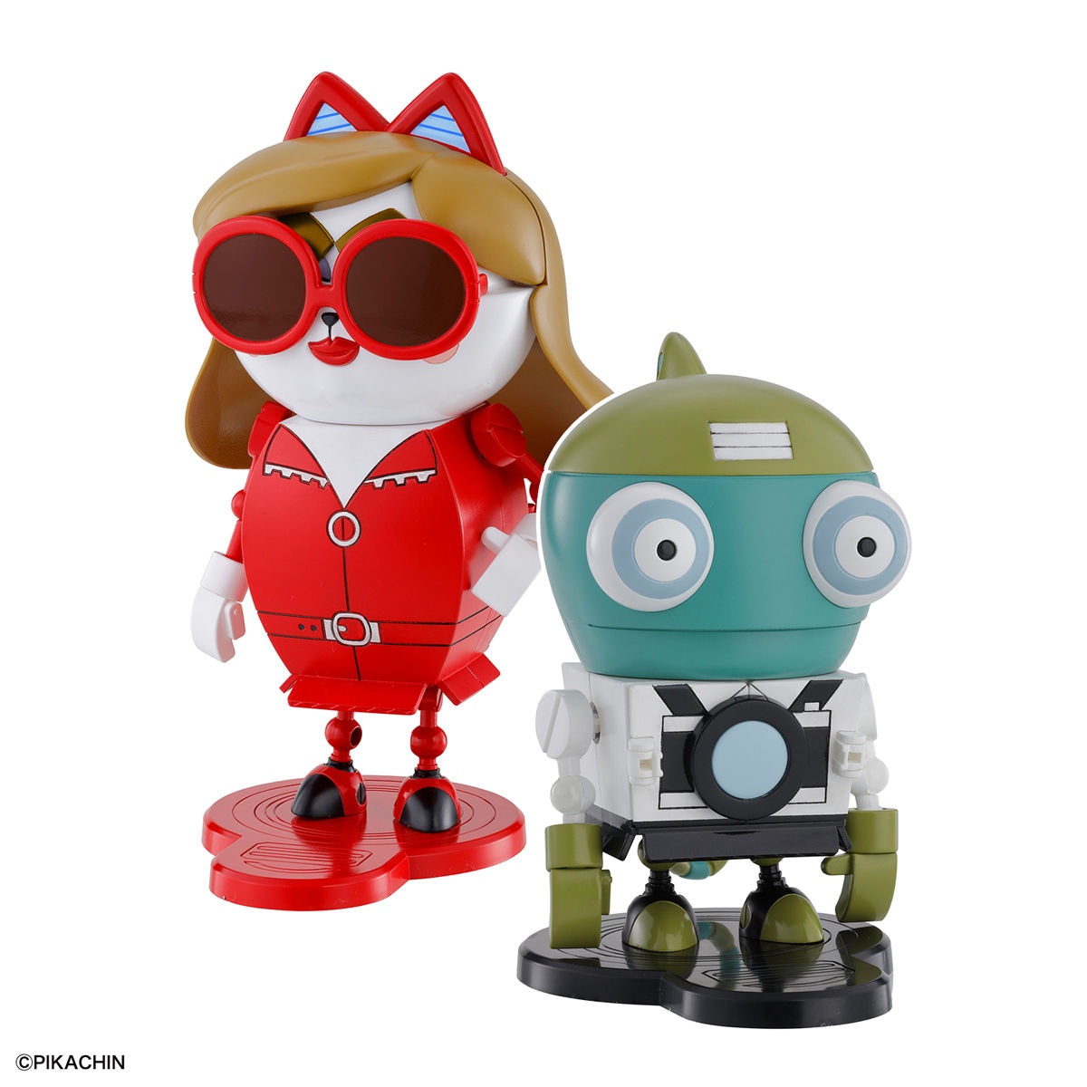 ピカちんロボ キャッツエージェントアイ&炎上カメレオンのカメキチ