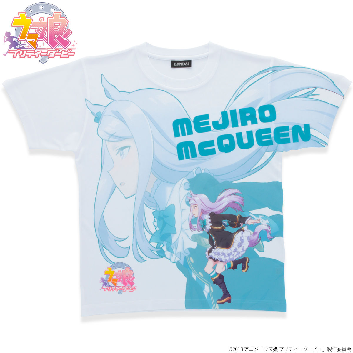 ウマ娘 プリティーダービー フルパネルTシャツ メジロマックイーン 