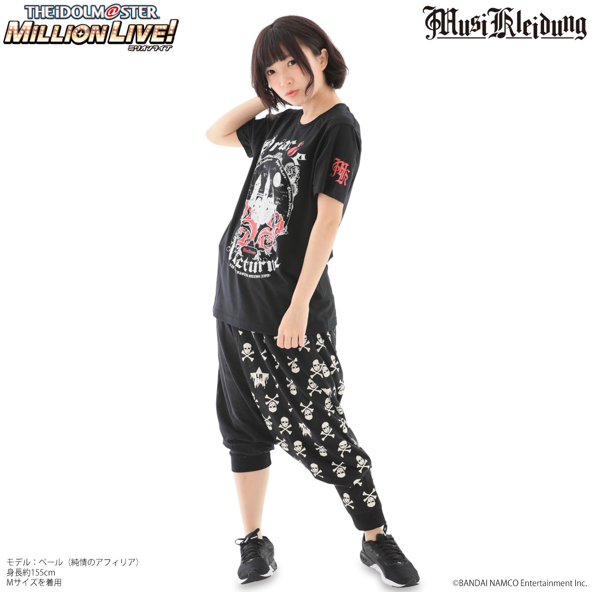 Musikleidung アイドルマスター ミリオンライブ！ Tシャツ 夜想令嬢