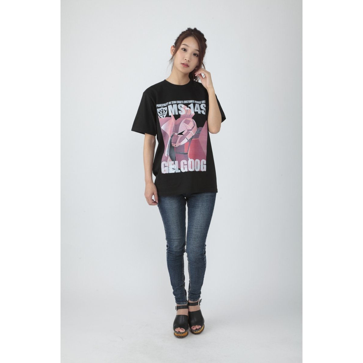 機動戦士ガンダム フルカラー Tシャツ MS-14S シャア専用ゲルググ