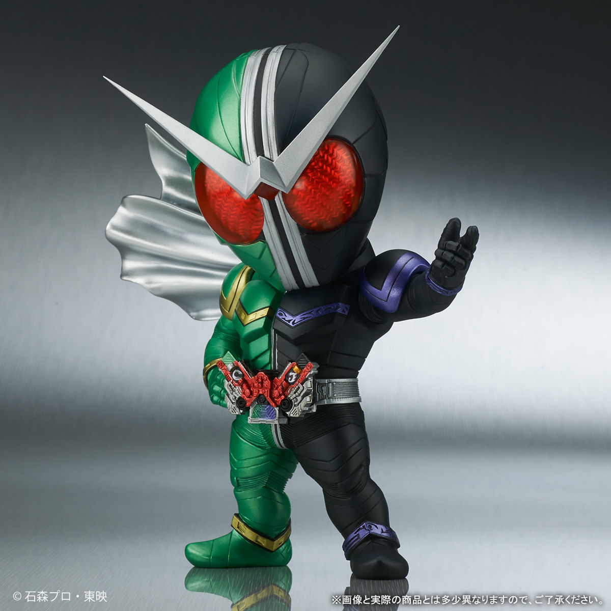 デフォリアル 仮面ライダーダブル サイクロンジョーカー | 仮面ライダーW（ダブル） フィギュア・プラモデル・プラキット | アニメグッズ  ・おもちゃならプレミアムバンダイ｜バンダイナムコグループの公式通販サイト