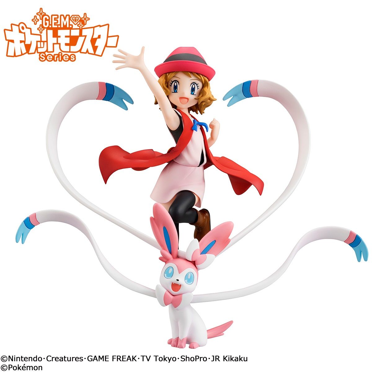 G.E.M.シリーズ ポケットモンスター セレナ＆ニンフィア 完成品フィギュアメガハウス