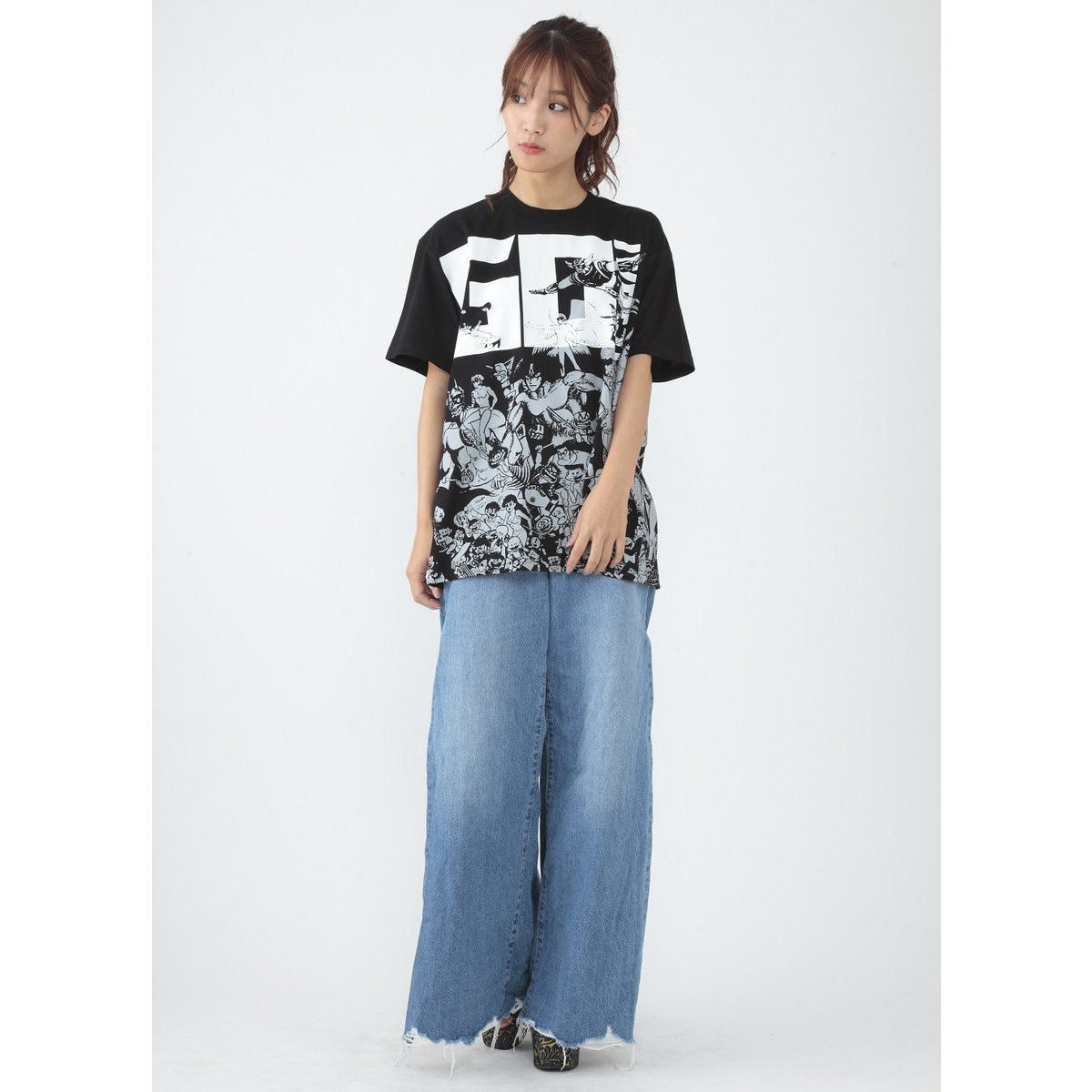 売り切り！永井豪エキスポマジンガーZ GODTAILコラボTシャツ Lサイズ 永井豪エキスポマジンガーZ GODTAILさんコラボTシャツ Lサイズ