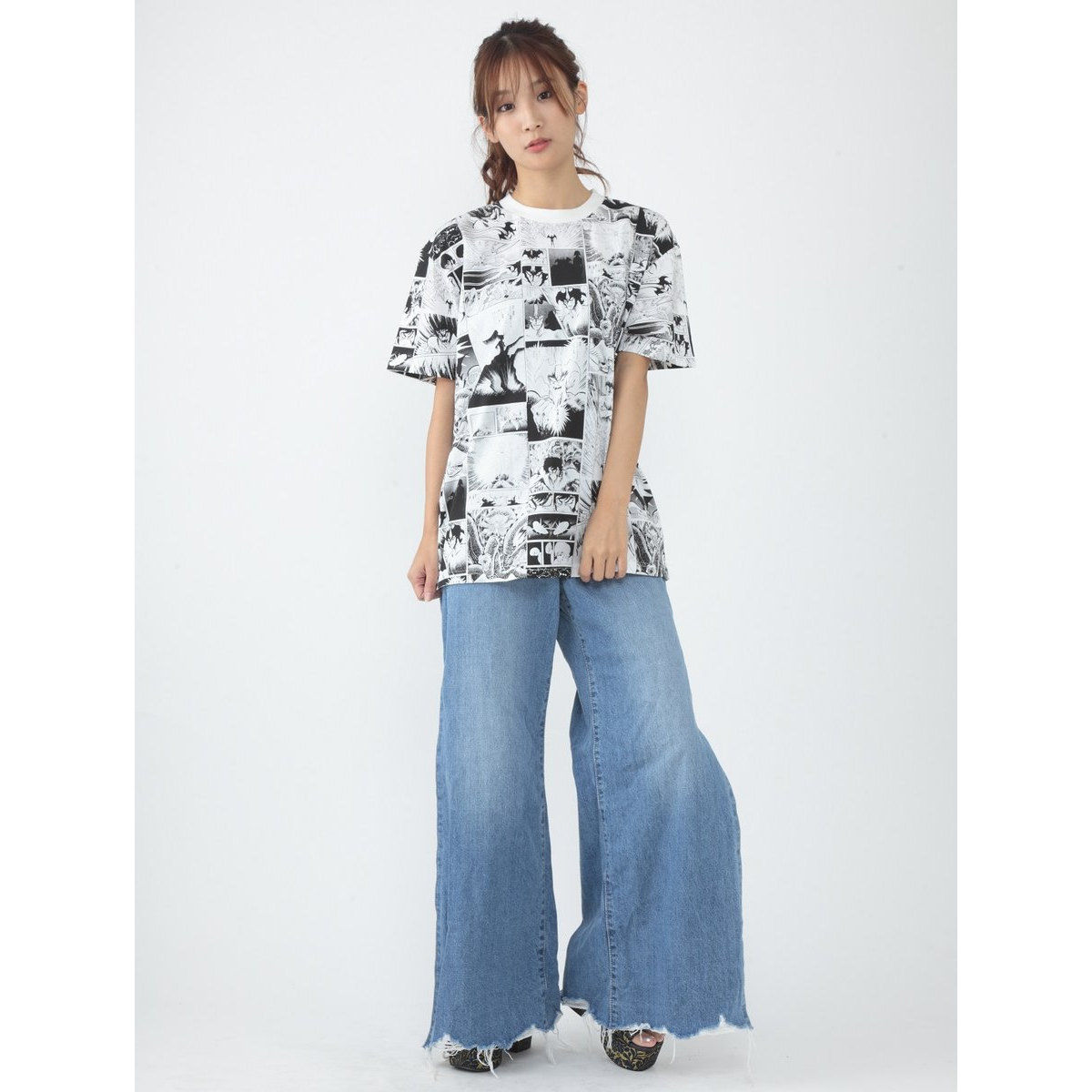 激レア❗️smart hyde表紙　デビルマン特集　Tシャツ　部屋公開 永井豪 画業50周年 デビルマン デザインTシャツ | マジンガーZ