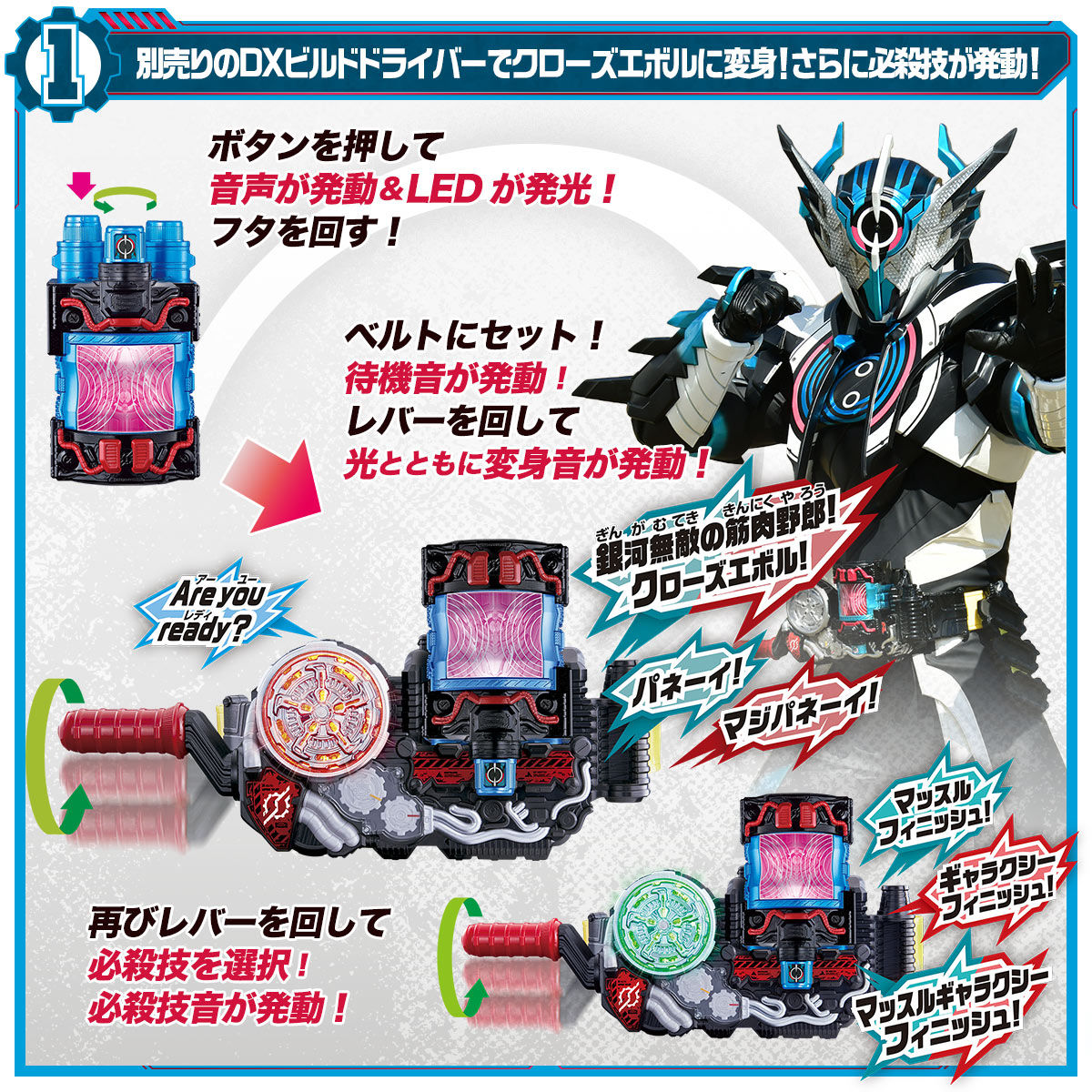 仮面ライダービルド DXマッスルギャラクシーフルボトル