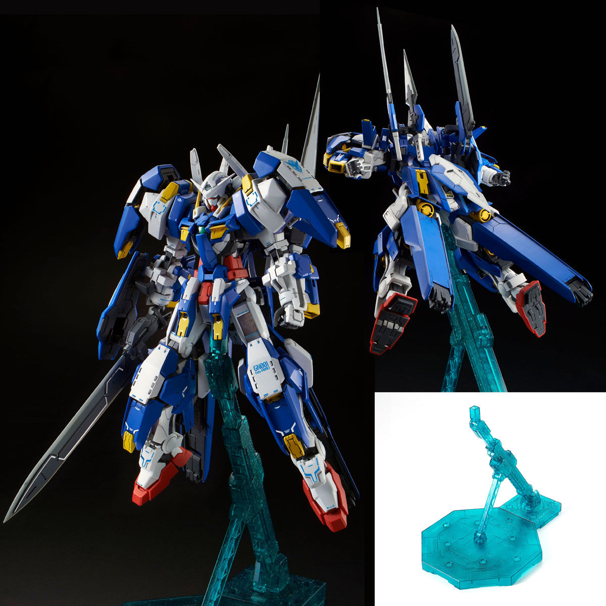 取寄商品プレミアムバンダイ限定 ＭＧ 1/100 ガンダムアヴァランチエクシアダッシュ、内袋未開封、未組立 機動戦士ガンダムOO（ダブルオー）