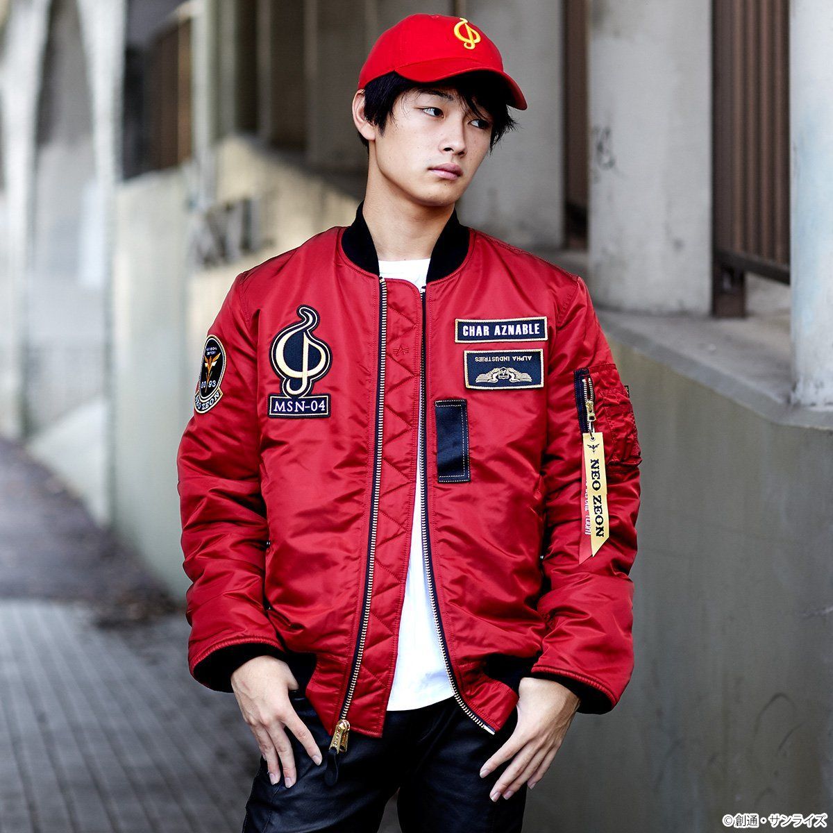 STRICT-G×ALPHA MA-1 FLIGHT JACKET シャアモデル-