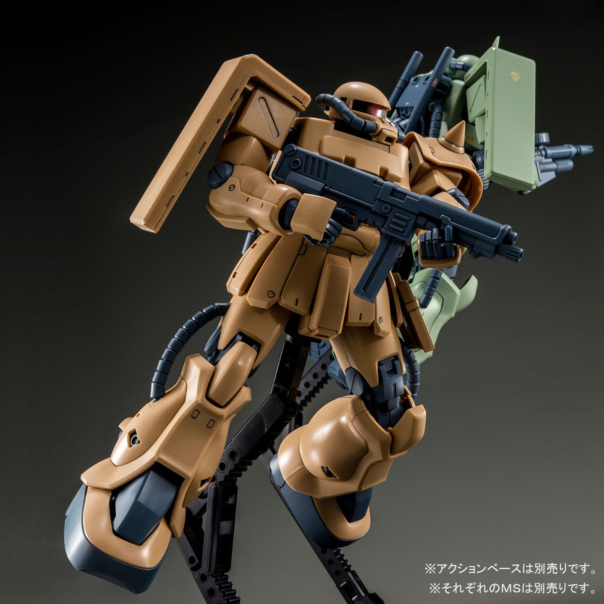 ＭＧ 1/100 MS-06F-2 ザクＩＩ Ｆ２型（キンバライト基地仕様）【２次：２０１９年１月発送】| プレミアムバンダイ