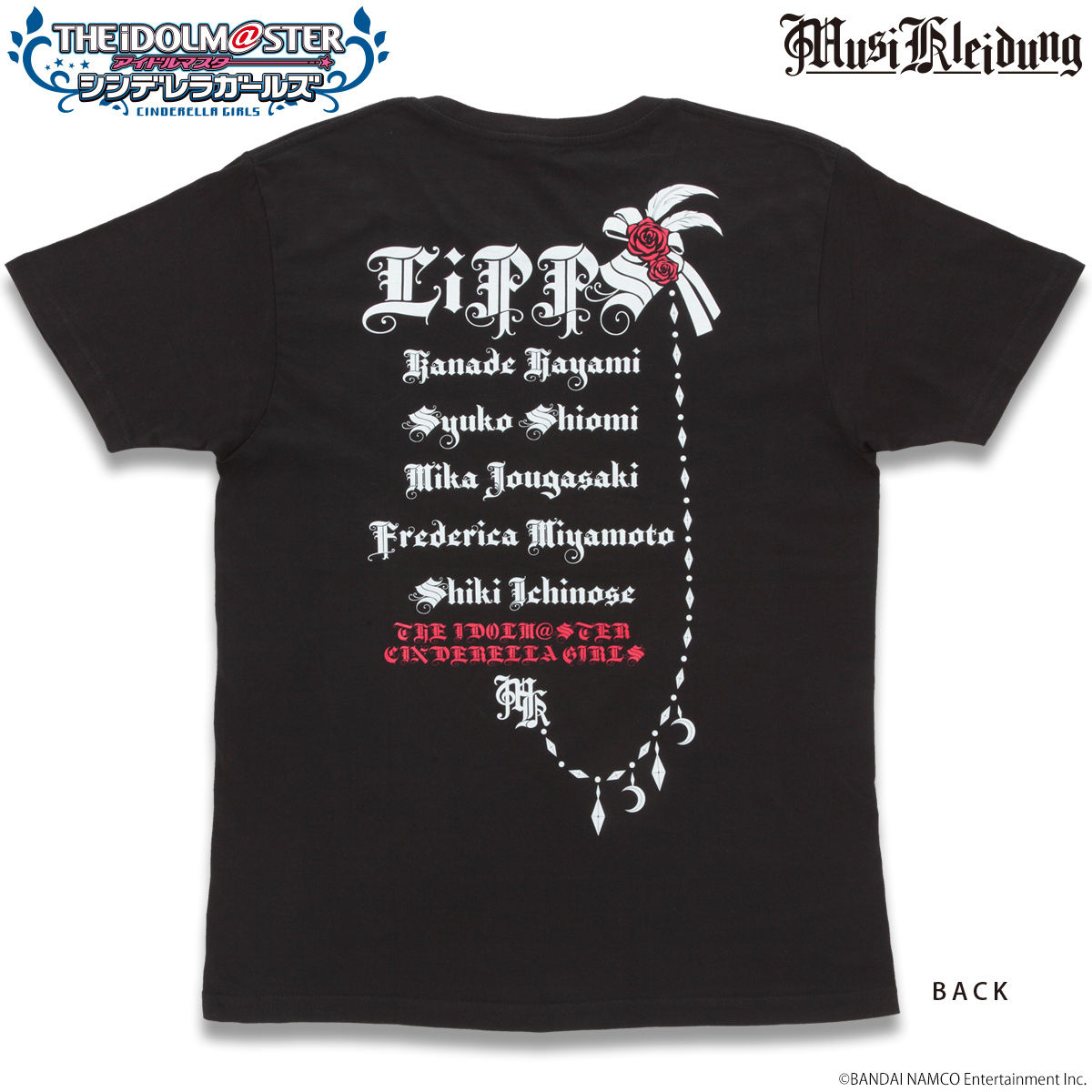 Musikleidung THE IDOLM@STER CINDERELLA GIRLS Tシャツ LiPPS