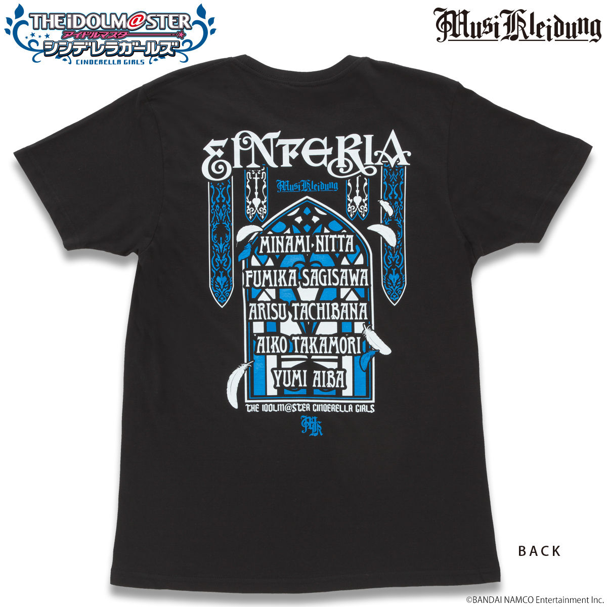 Musikleidung The Idolm Ster Cinderella Girls Tシャツ アインフェリア アイドルマスター シンデレラガールズ バンダイナムコグループ公式通販サイト