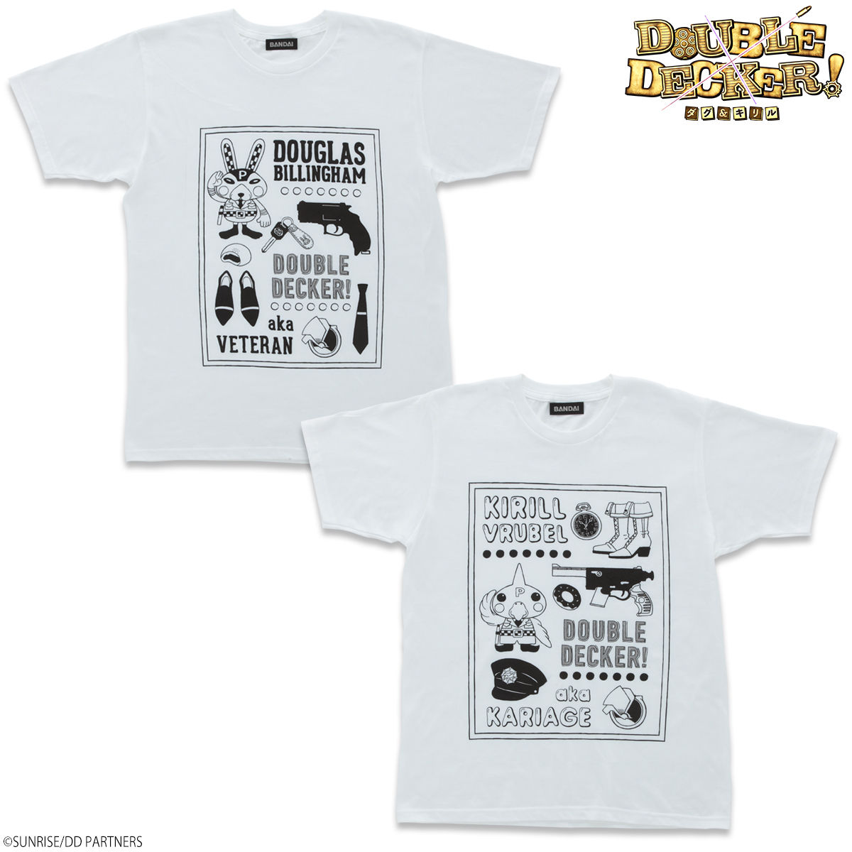 Double Decker ダグ キリル アイコンtシャツ 女性に人気 キャラクター 趣味 コレクション プレミアムバンダイ公式通販
