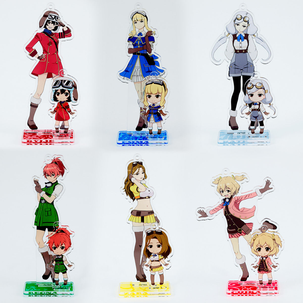 都内で 荒野のコトブキ飛行隊 アクリルマスコットプレート | フィギュア ジョイスティック