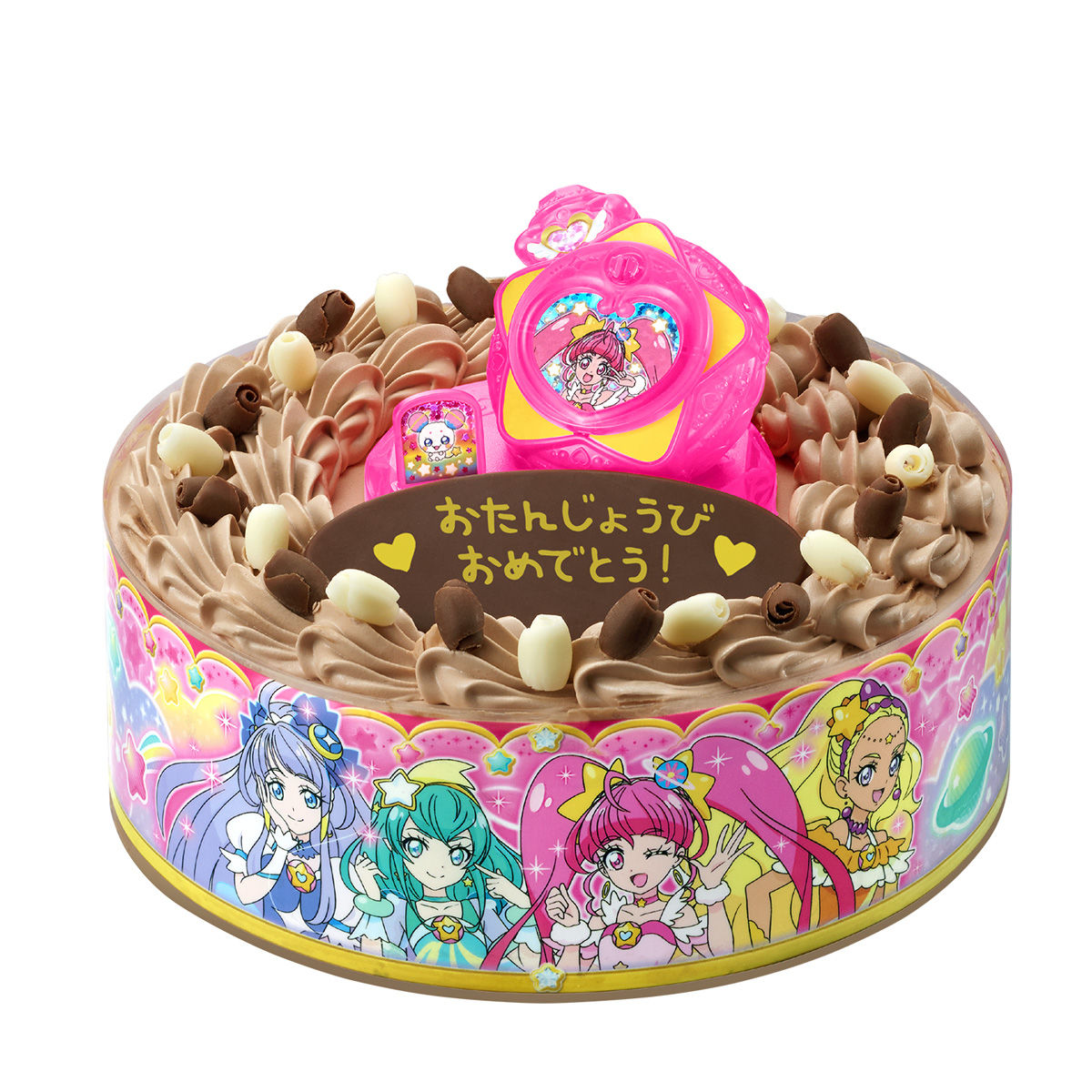 キャラデコお祝いケーキ スター トゥインクルプリキュア チョコクリーム 5号サイズ スター トゥインクルプリキュア 趣味 コレクション プレミアムバンダイ公式通販