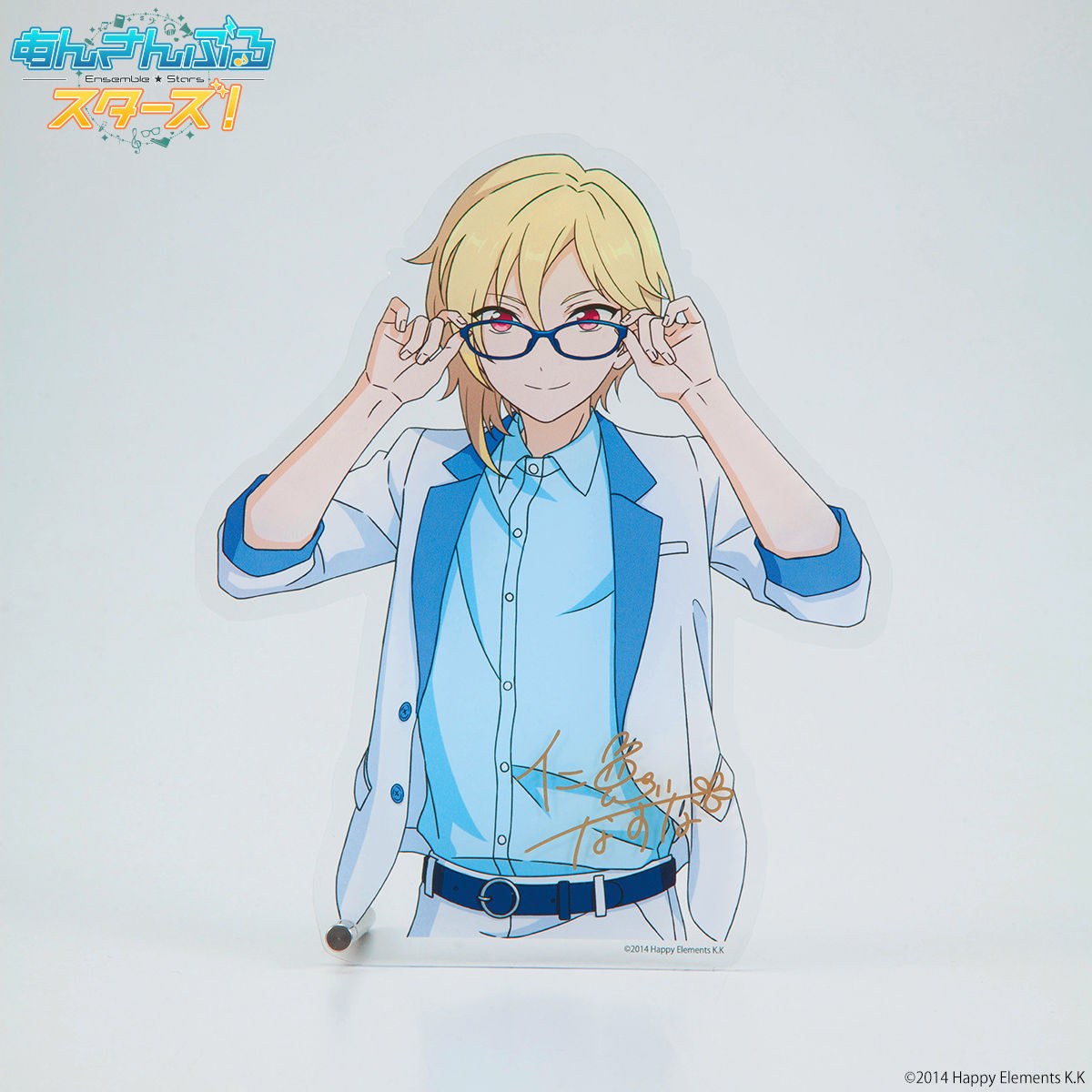 あんさんぶるスターズ あんスタ JINS アクリル メガネ スタンド レオ あんさんぶるスターズ！×JINS×BANDAI アクリルメガネスタンド